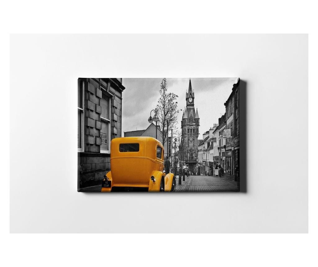 Tablou Orange Car 60×90 cm – CASBERG, Multicolor CASBERG
